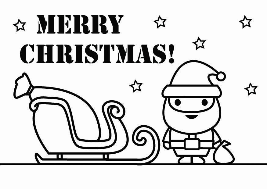 feliz navidad Dibujo para colorear feliz navidad
