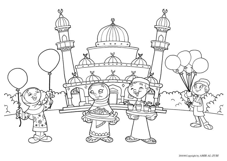 fiesta del azucar Dibujo para colorear fiesta del azucar