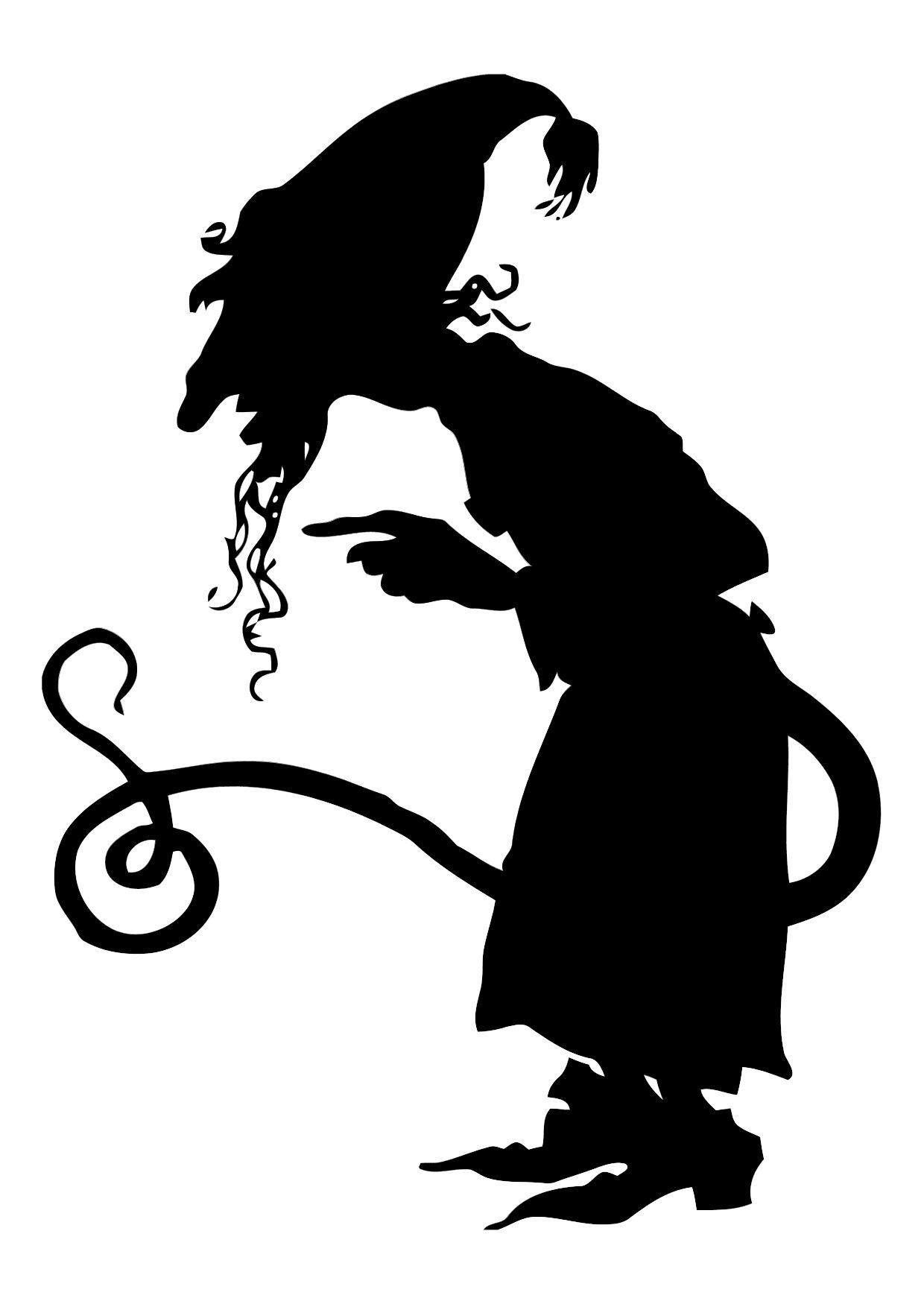 figura fantasmal Dibujo para colorear figura fantasmal