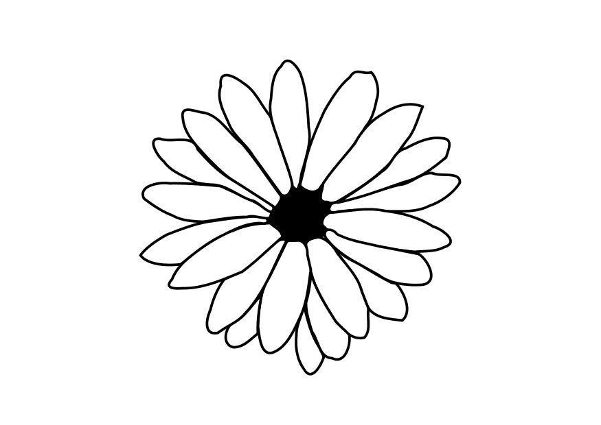 flor Dibujo para colorear flor
