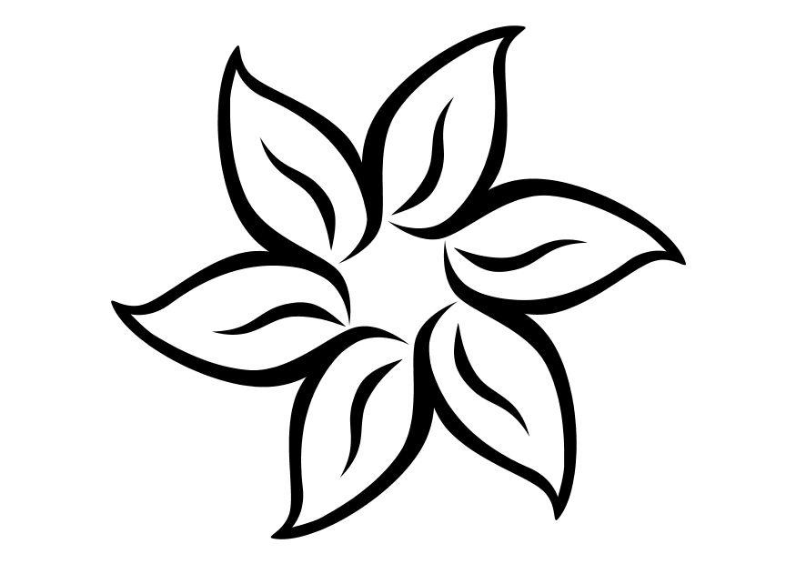 flor Dibujo para colorear flor