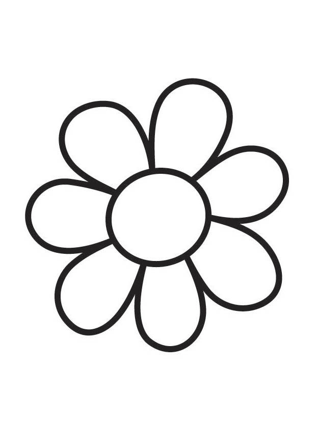 flor Dibujo para colorear flor