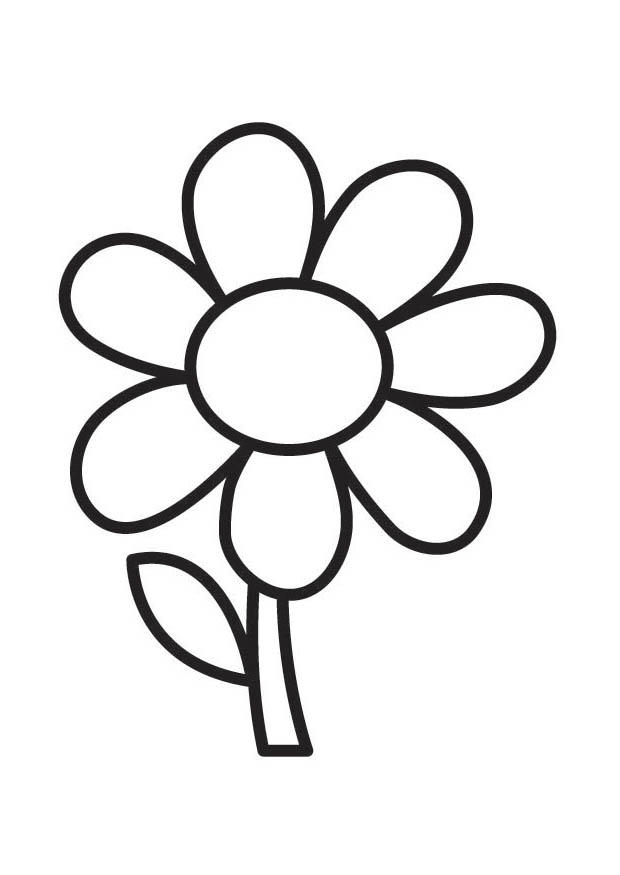 flor Dibujo para colorear flor
