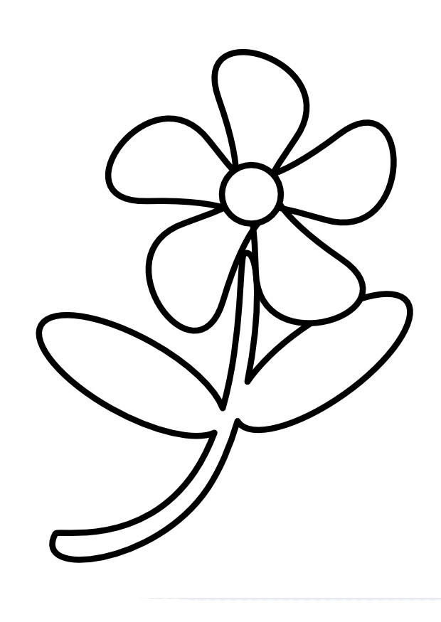 flor Dibujo para colorear flor