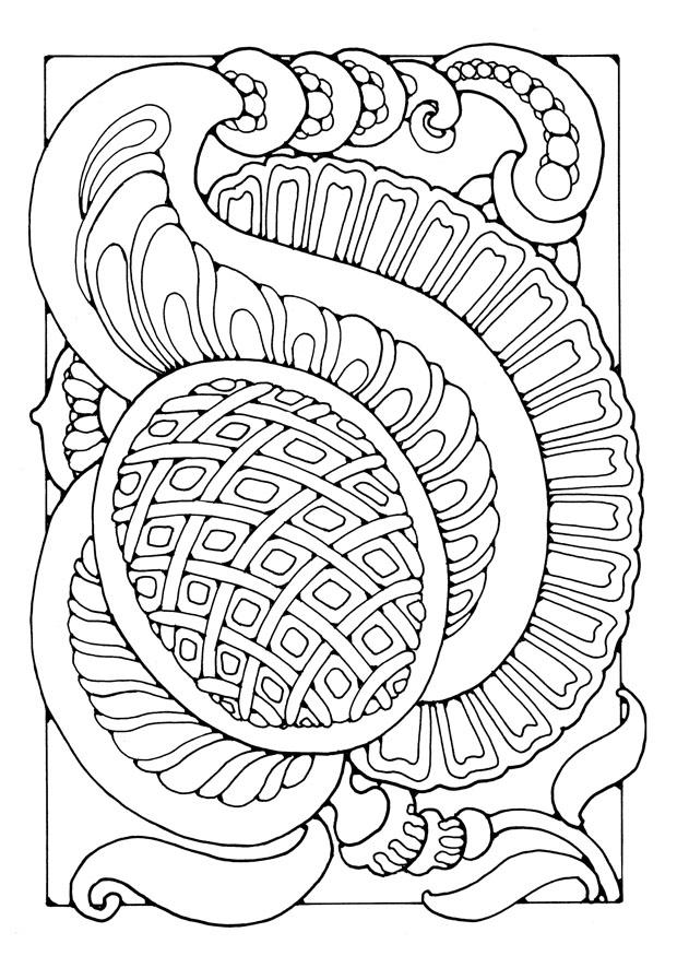 flor de fantasAa Dibujo para colorear flor de fantasAa