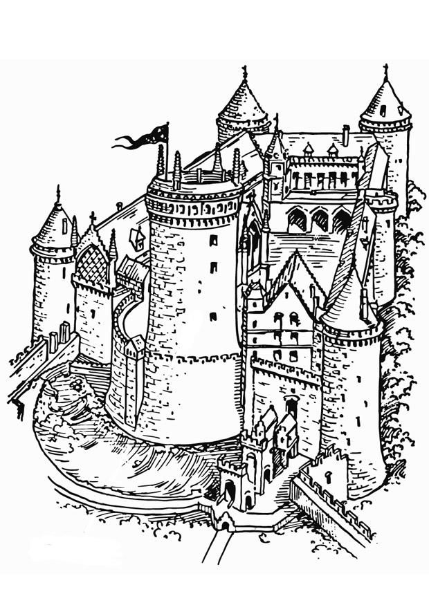fortaleza Dibujo para colorear fortaleza