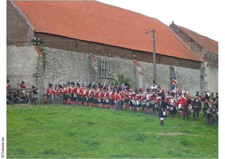 Foto batalla en waterloo
