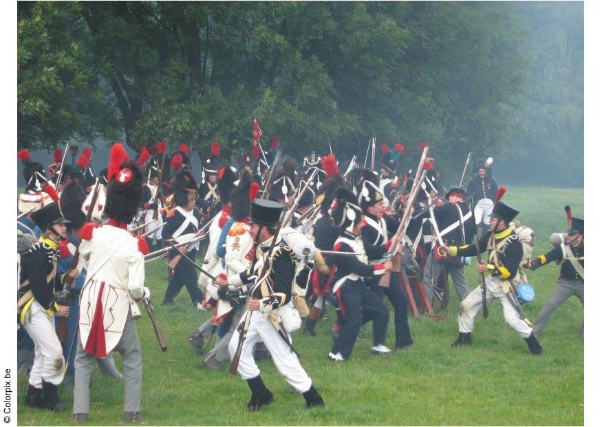 Foto batalla en waterloo