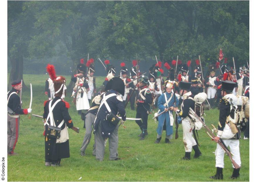 Foto batalla en waterloo