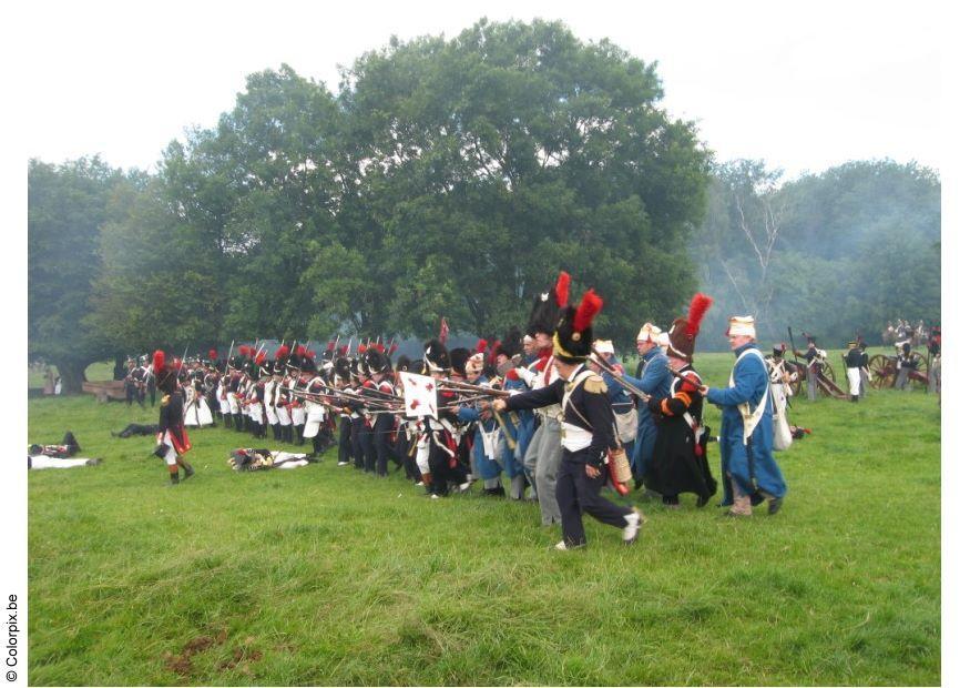 Foto batalla en waterloo