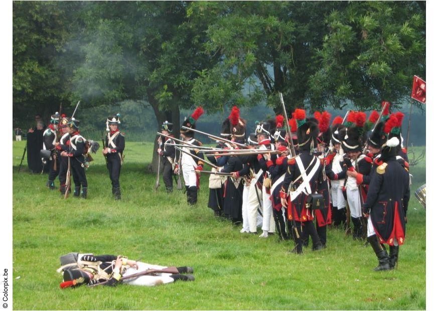Foto batalla en waterloo