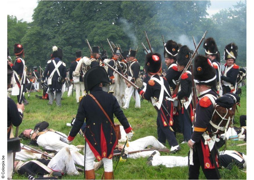 Foto batalla en waterloo