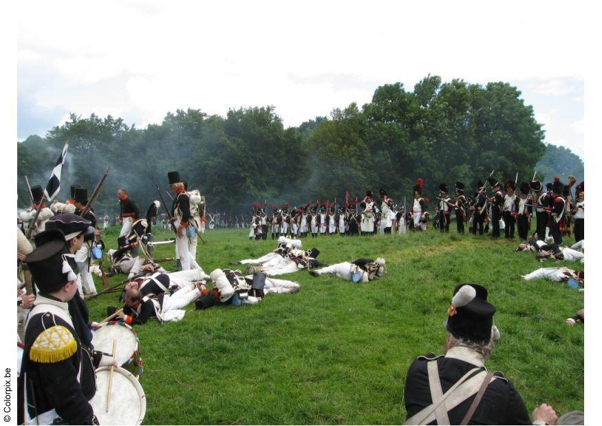 Foto batalla en waterloo