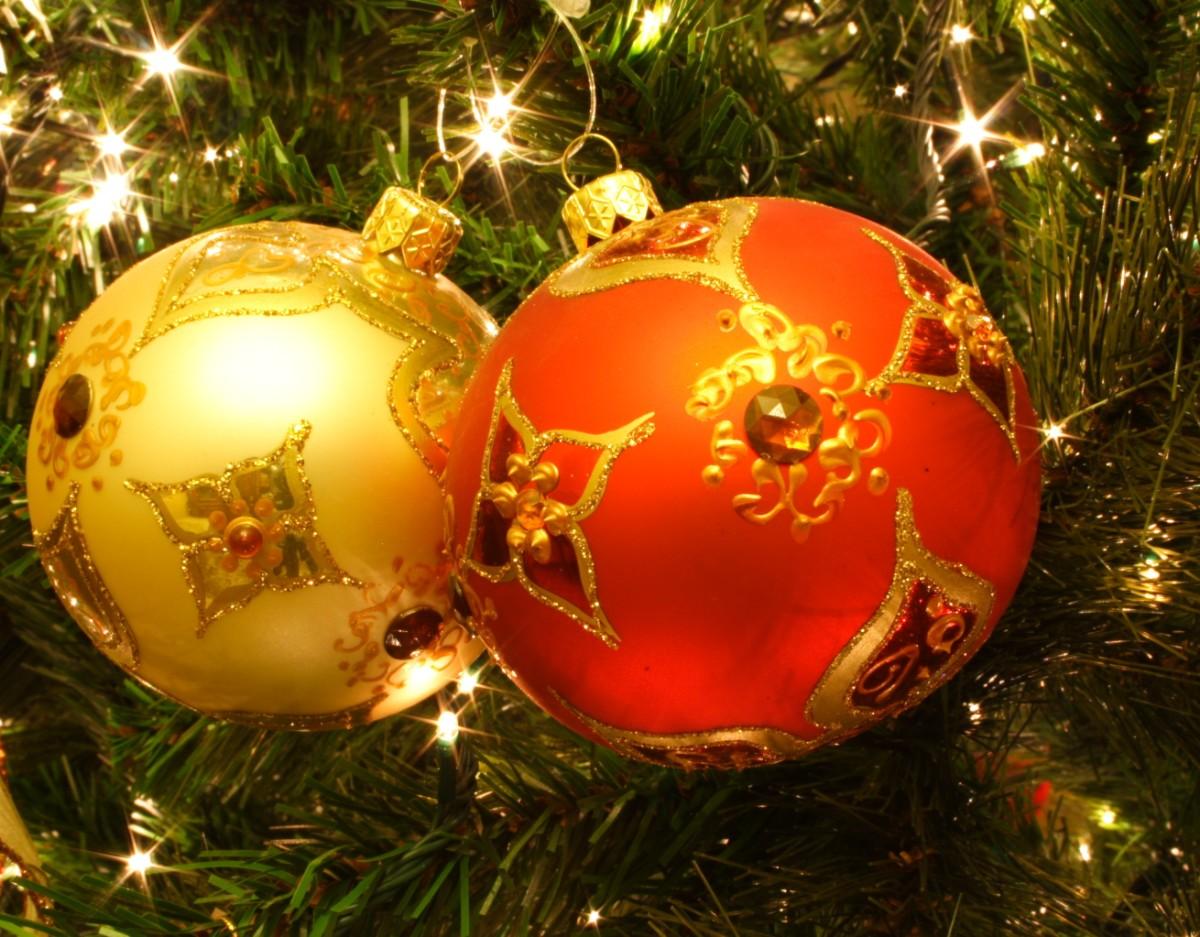 Foto bolas de navidad