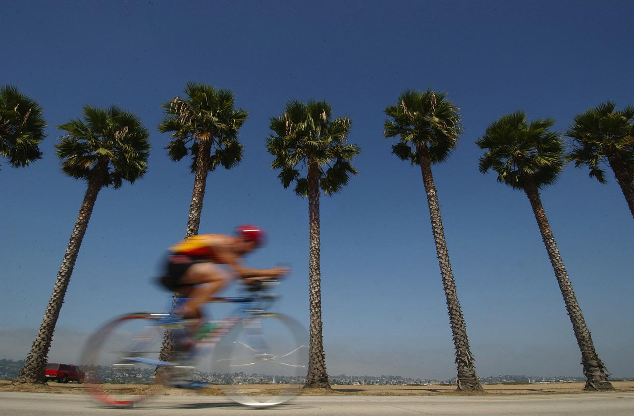 Foto carrera ciclista