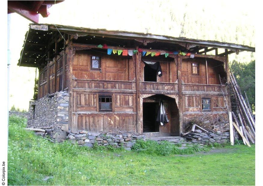 Foto casa de madera