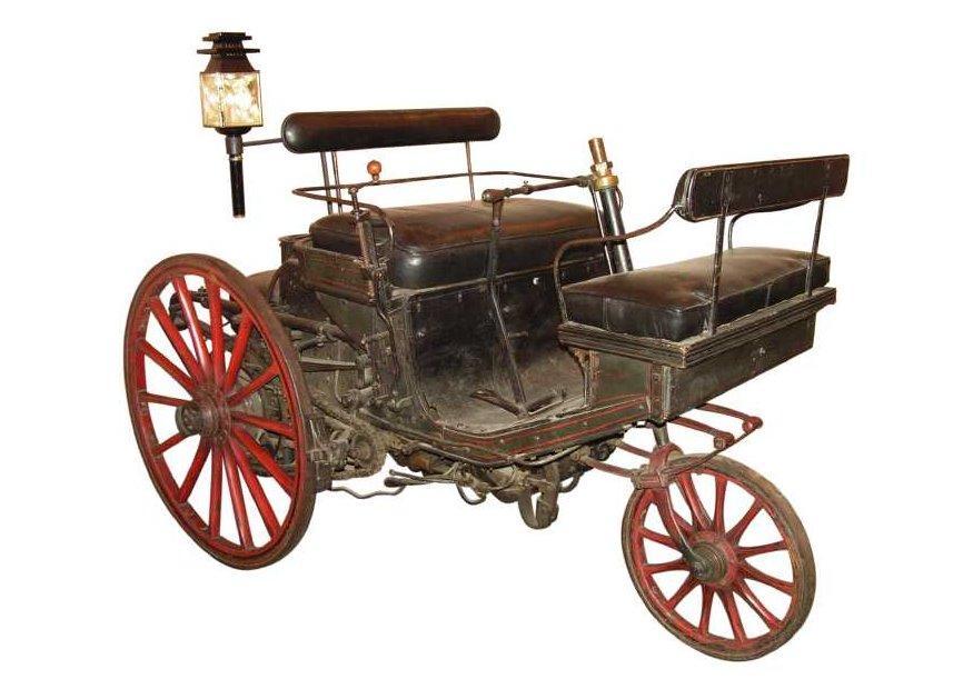 Foto coche a vapor 1888