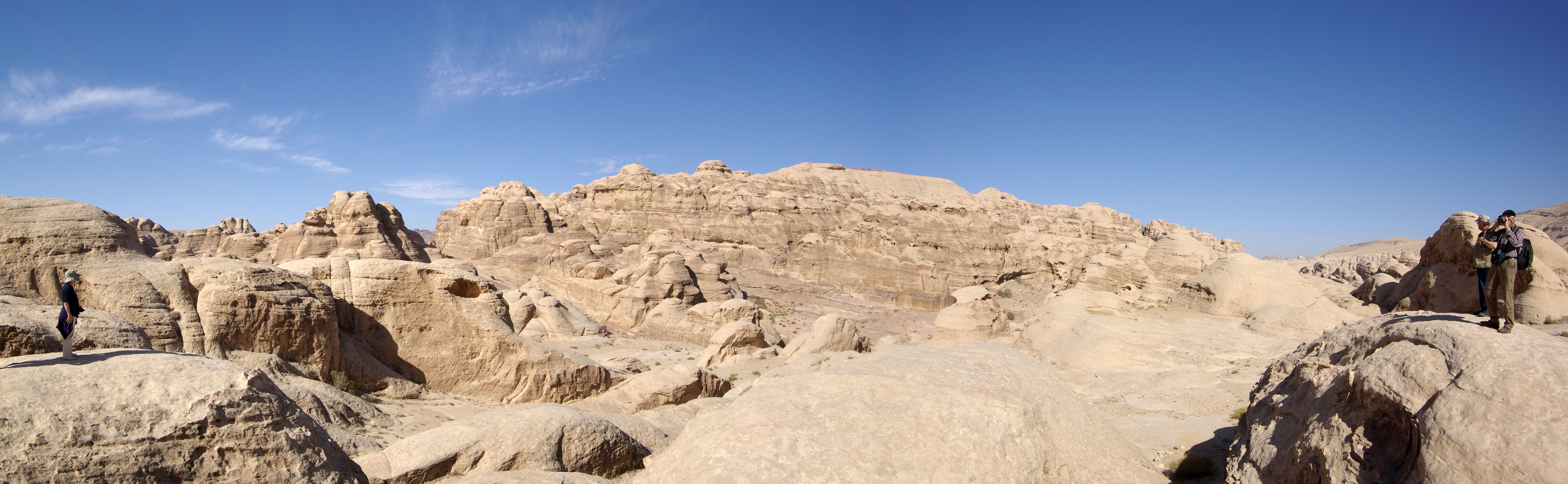 Foto desierto cerca de petra - jordania