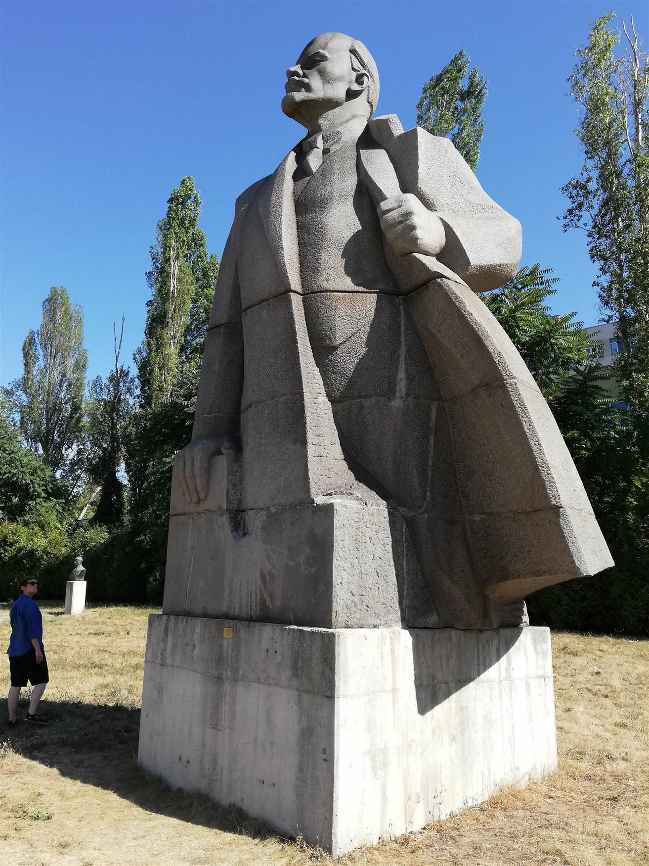 Foto estatua de lenin sofia