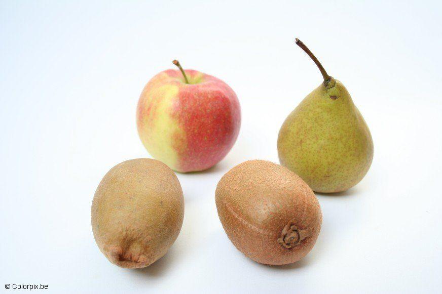 Foto frutas con pepitas