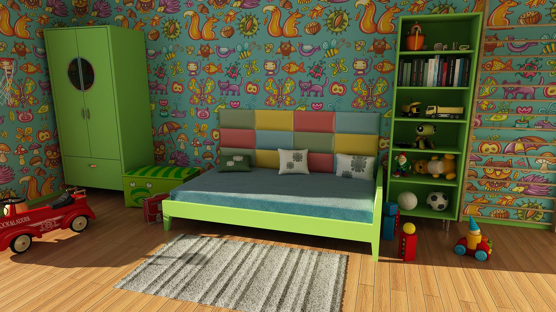 Foto habitaciA³n infantil
