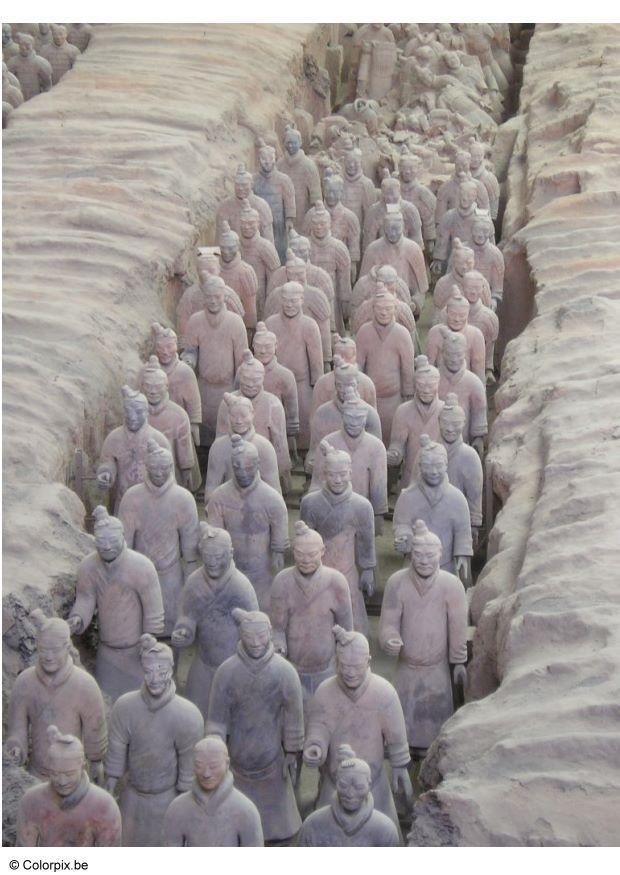 Foto solados de terracota de xian