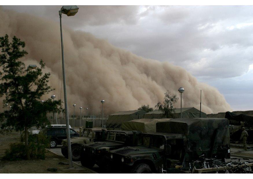 Foto tormenta de arena
