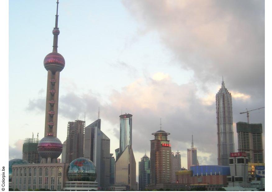 Foto vista de shangai
