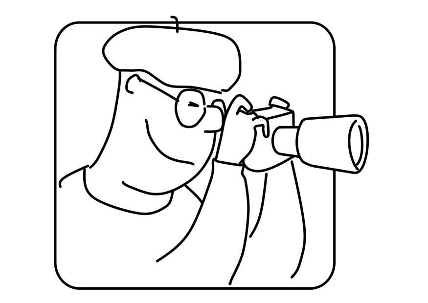 fotA³grafo Dibujo para colorear fotA³grafo