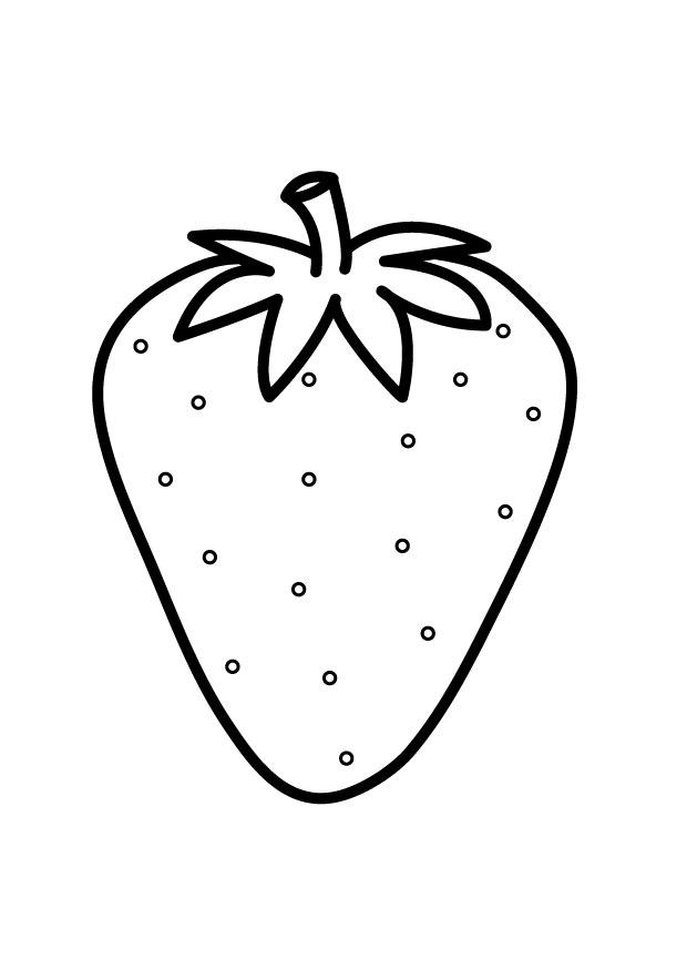 fresa Dibujo para colorear fresa