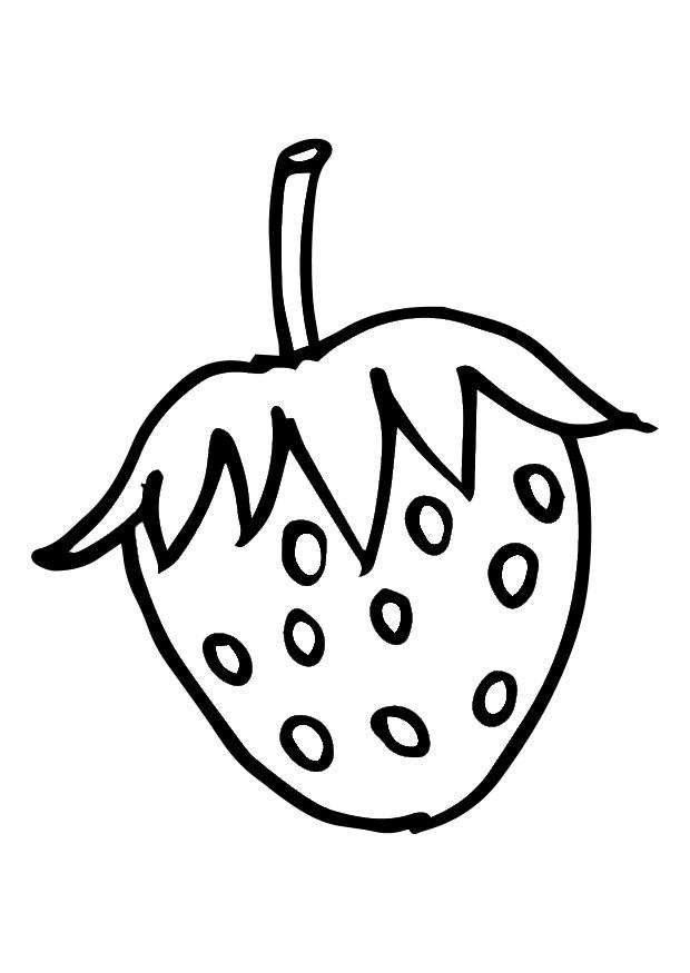 fresa Dibujo para colorear fresa