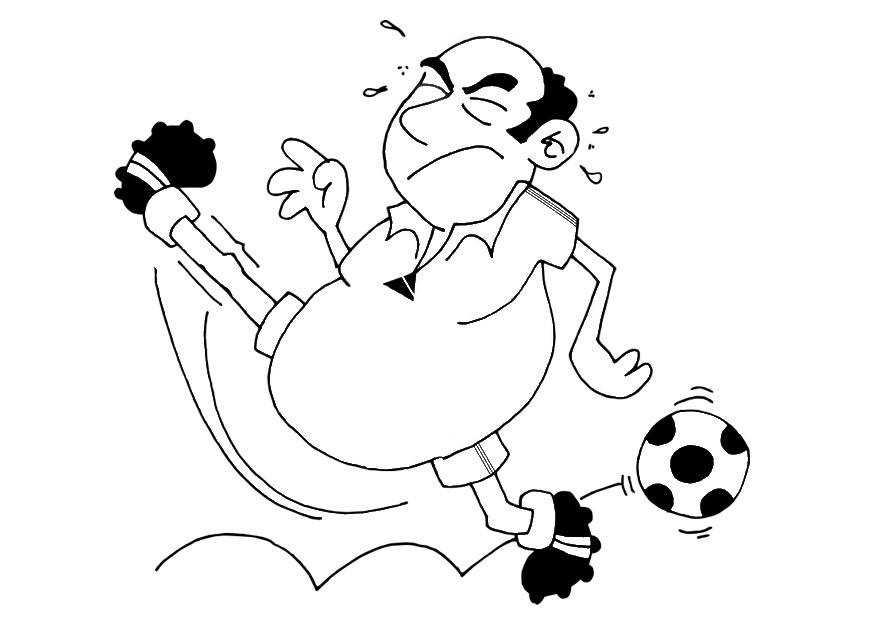 fAºtbol Dibujo para colorear fAºtbol