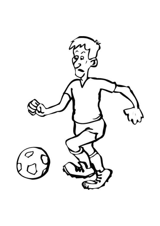 fAºtbol Dibujo para colorear fAºtbol