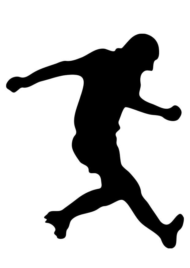 futbolista Dibujo para colorear futbolista