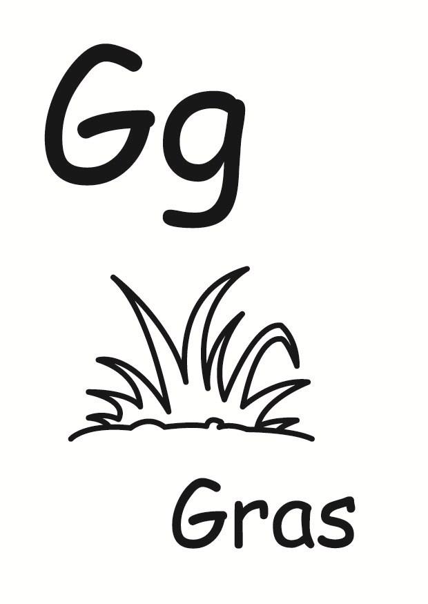 g Dibujo para colorear g