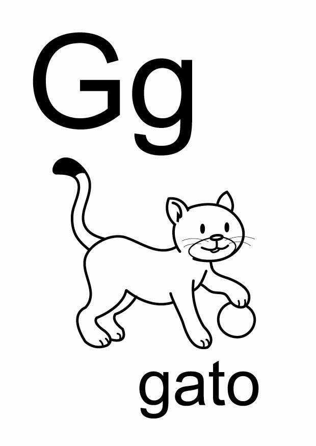 g Dibujo para colorear g