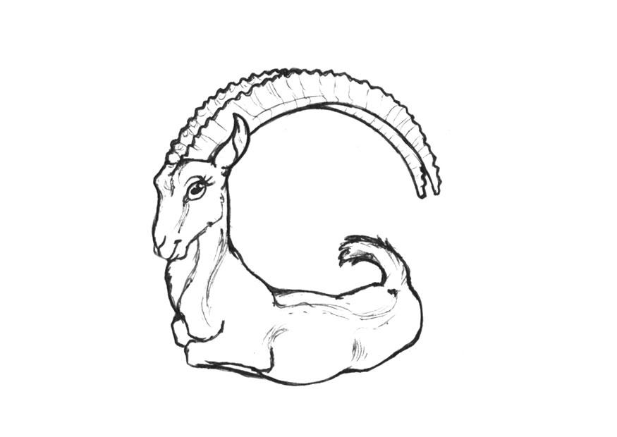 g-goat Dibujo para colorear g-goat