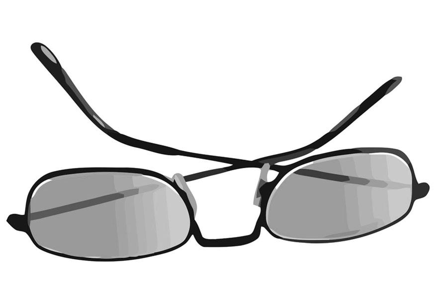 gafas de sol Dibujo para colorear gafas de sol