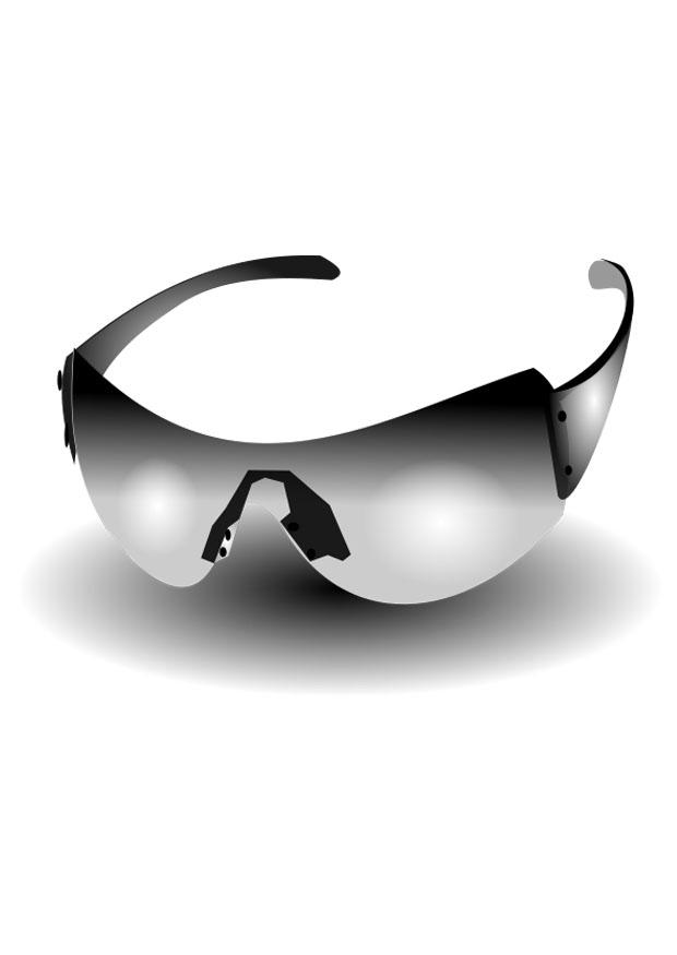 gafas de sol Dibujo para colorear gafas de sol
