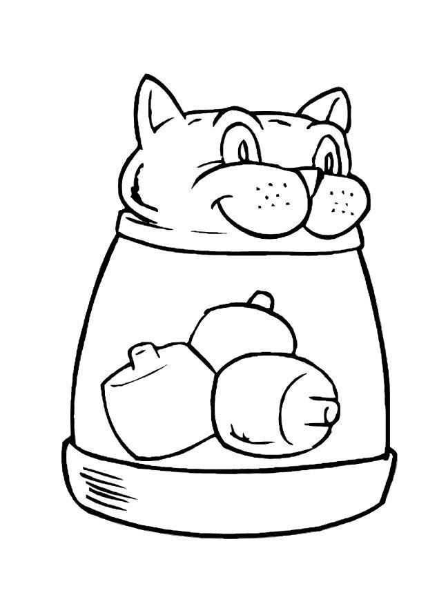 gato Dibujo para colorear gato
