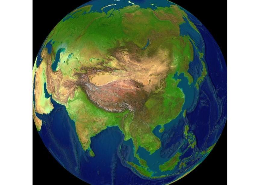 geografAa de asia Foto geografAa de asia