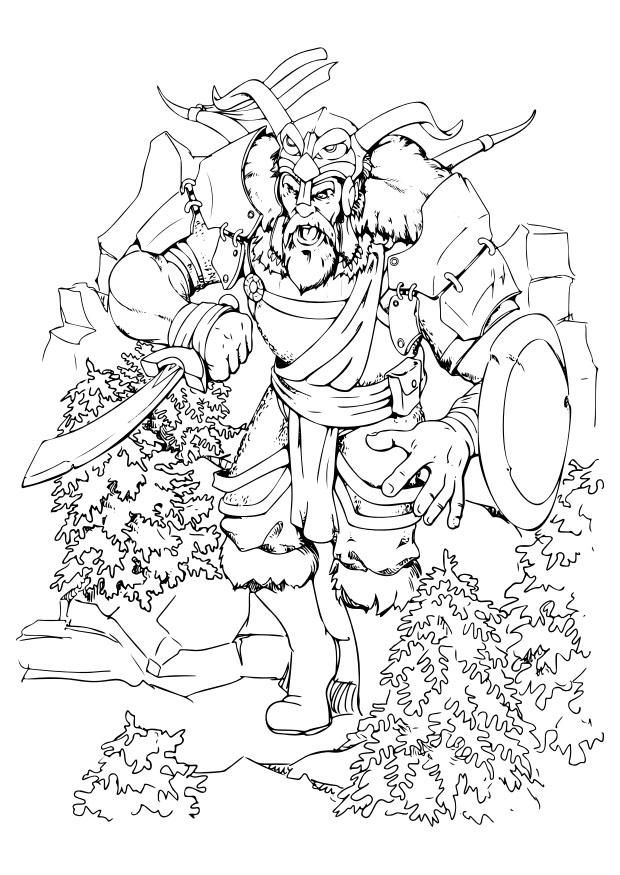 gigante - gigante Dibujo para colorear gigante - gigante