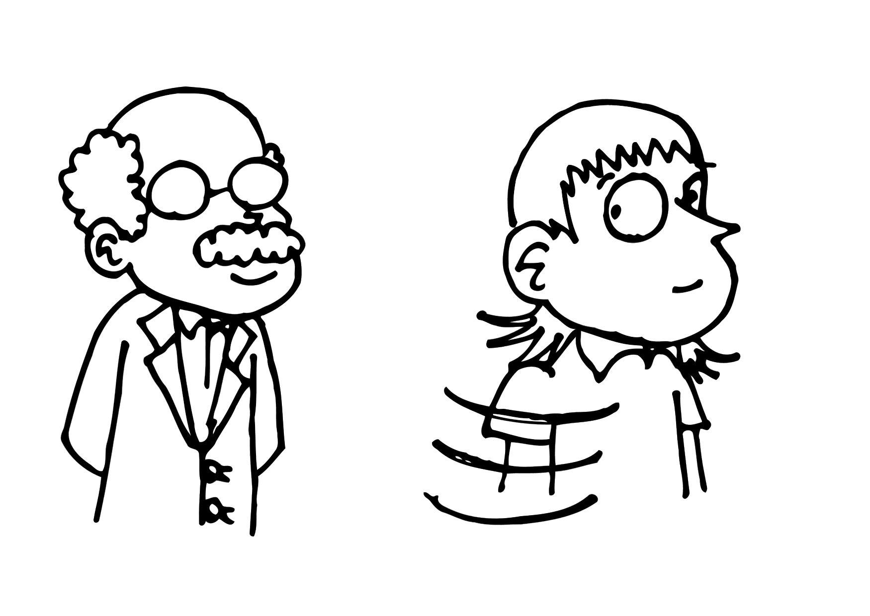 girarse Dibujo para colorear girarse