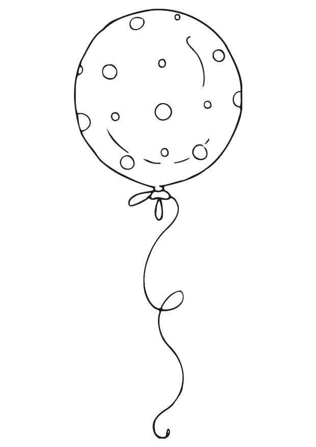 globo Dibujo para colorear globo
