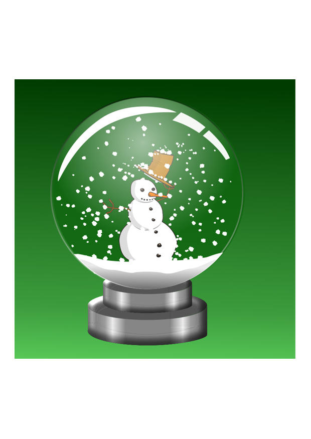 globo de nieve Imagen globo de nieve