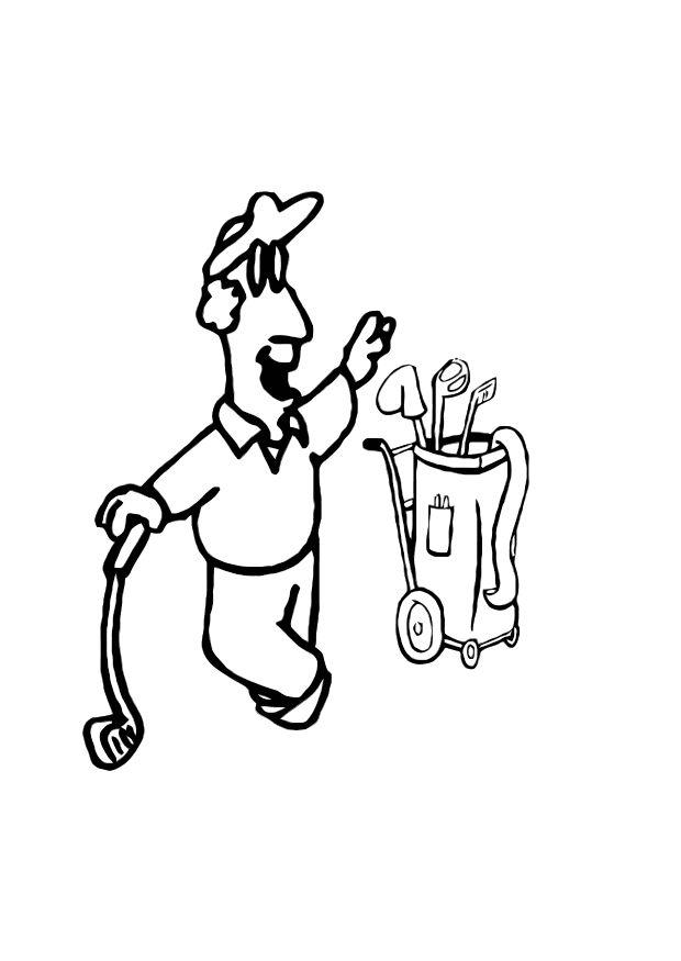 golf Dibujo para colorear golf