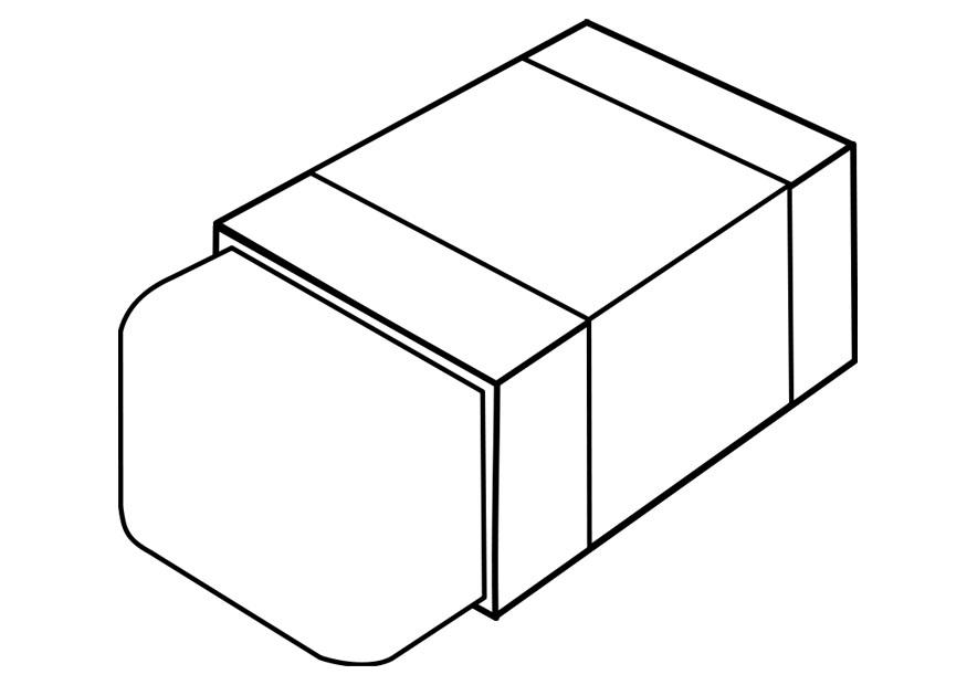 goma Dibujo para colorear goma