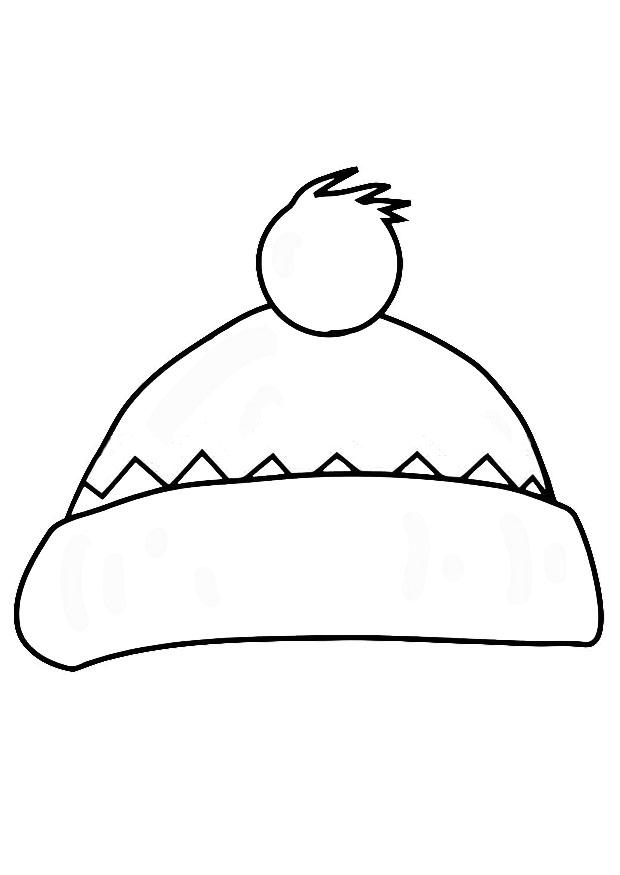 gorro Dibujo para colorear gorro
