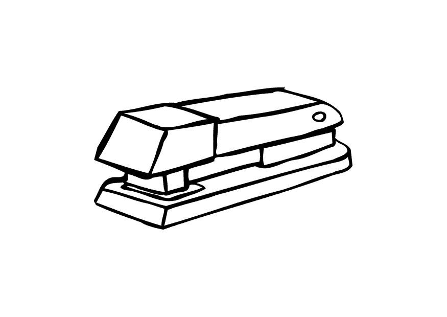 grapadora Dibujo para colorear grapadora