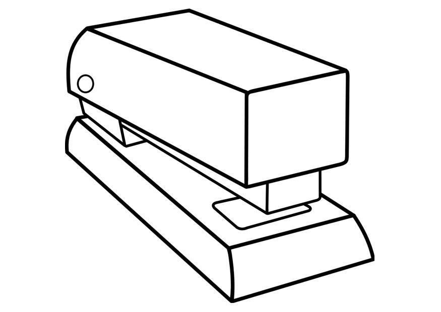 grapadora Dibujo para colorear grapadora